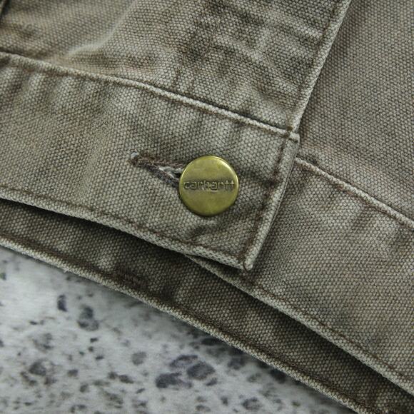 Vintage Carhartt B24 CHT Chestnut Faded Brown Carpenter Shorts 33x7.5 - Picture 12 of 13